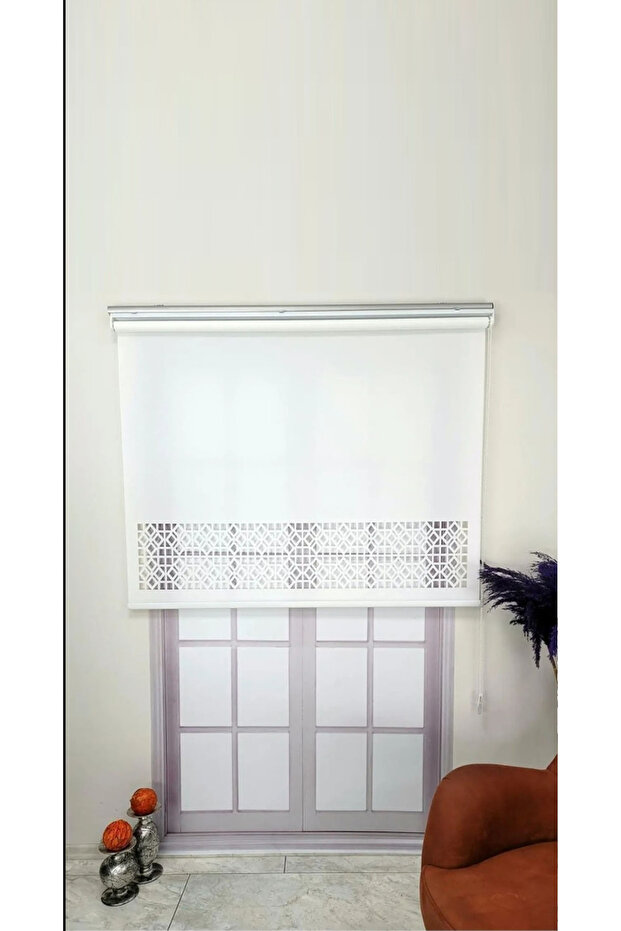 LAZER KESİM MODERN STOR PERDE - 2