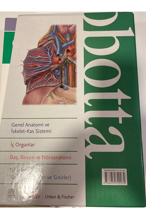 Sobotta İnsan Anatomisi Atlası Türkçe 4 Cilt - 2