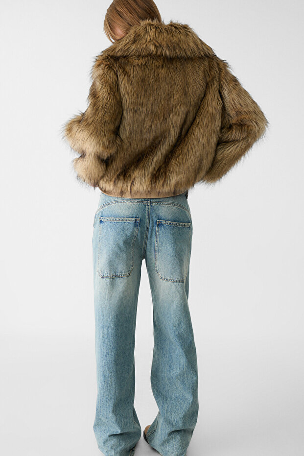 Suni kürk ceket - 3