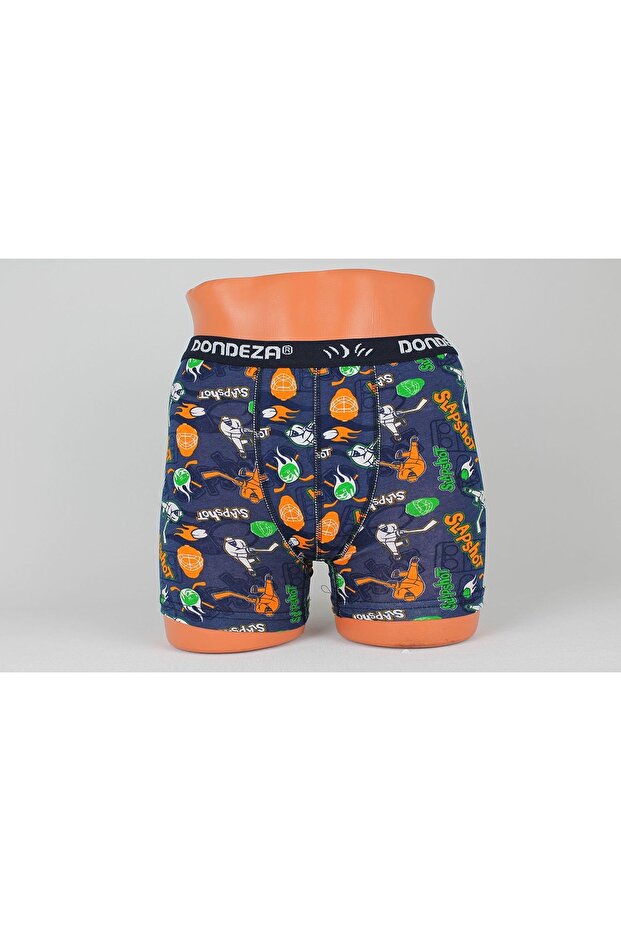 بوكسر للأولاد منقوش مكون من 6 قطع - 2