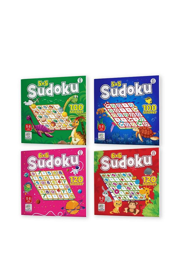 5-8 Yaş Stickerlı Sudoku Seti (440 Adet Sticker) - 1