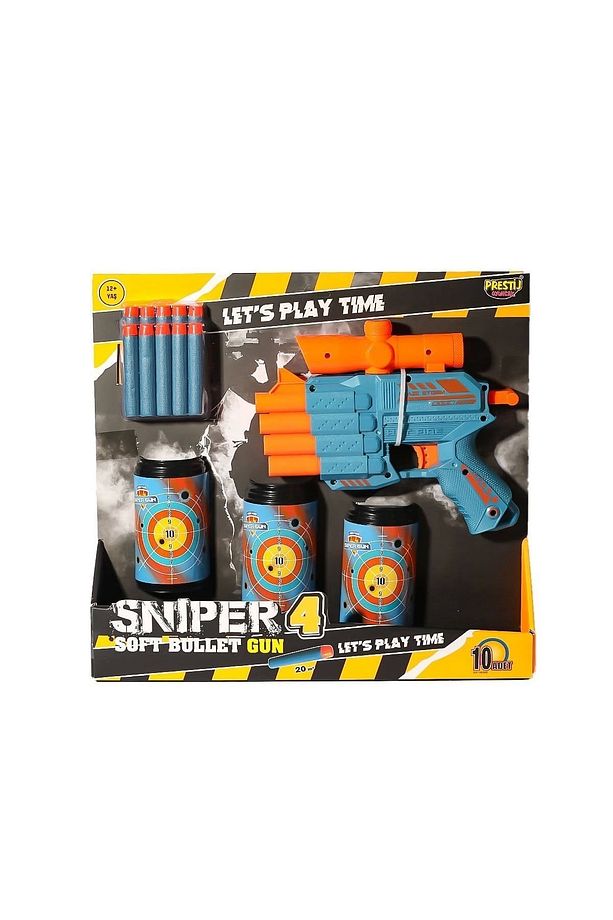 Sniper 4 Hedefli Sünger Dart Atan Silah - 1