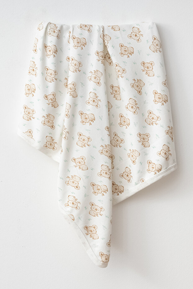 Tiny Koala Natural Cotton 80X90 cm Double Layer Baby Blanket