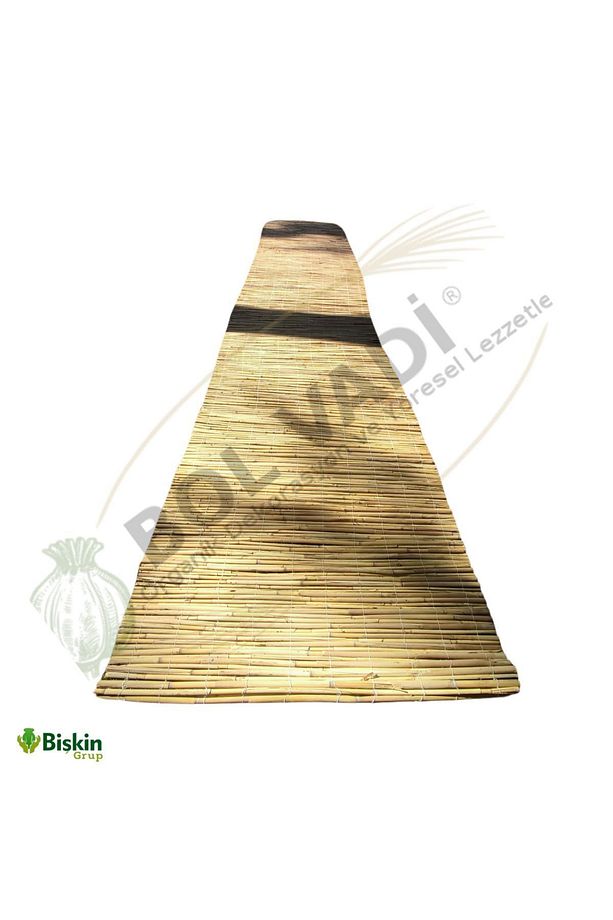 90cm X 5 Metre Bişkin Bambu Kamış çit , Reedfence Bahçe ve Balkon Çiti, Hasir - 1