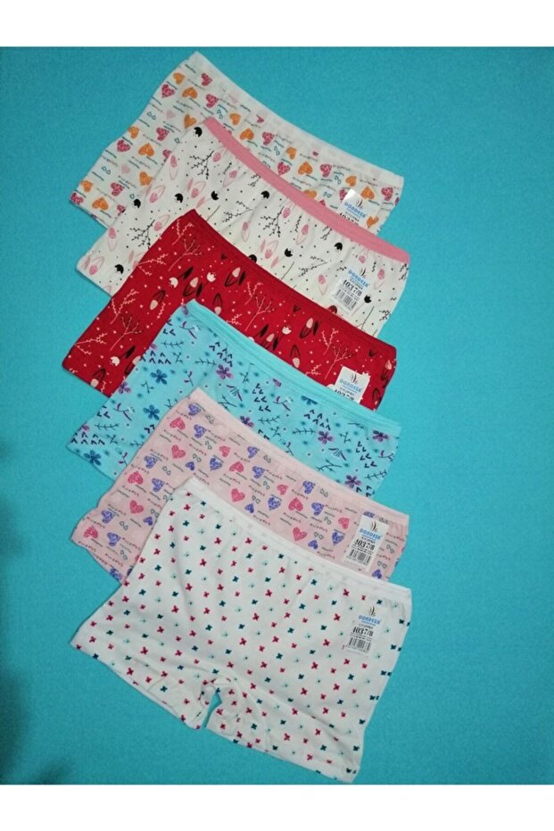 Girl's Boxer Briefs 6 Pack