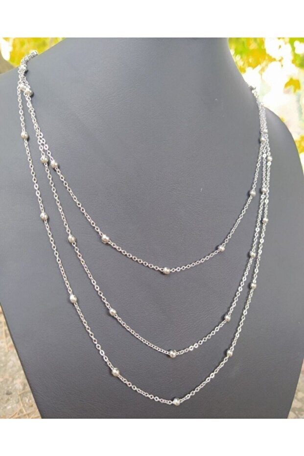 Ball Chain 3-Piece Necklace