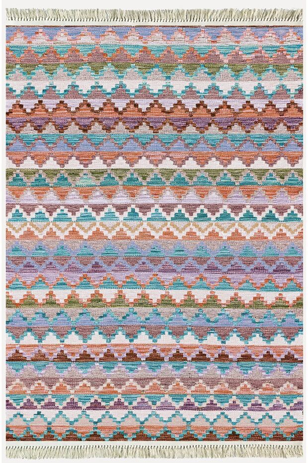 Cotton Rug 51 Gray Background Traditional Motifs Modern Decorative Fringed Washable Woven Rug