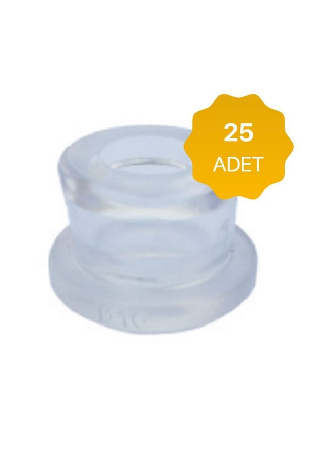 Damlama Düz Şeffaf Conta 20mm ( 25 Adet ) - 1