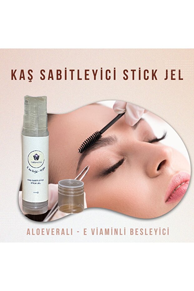 Brow Fixing Stick Gel 100% Natural & Vegan & Handmade