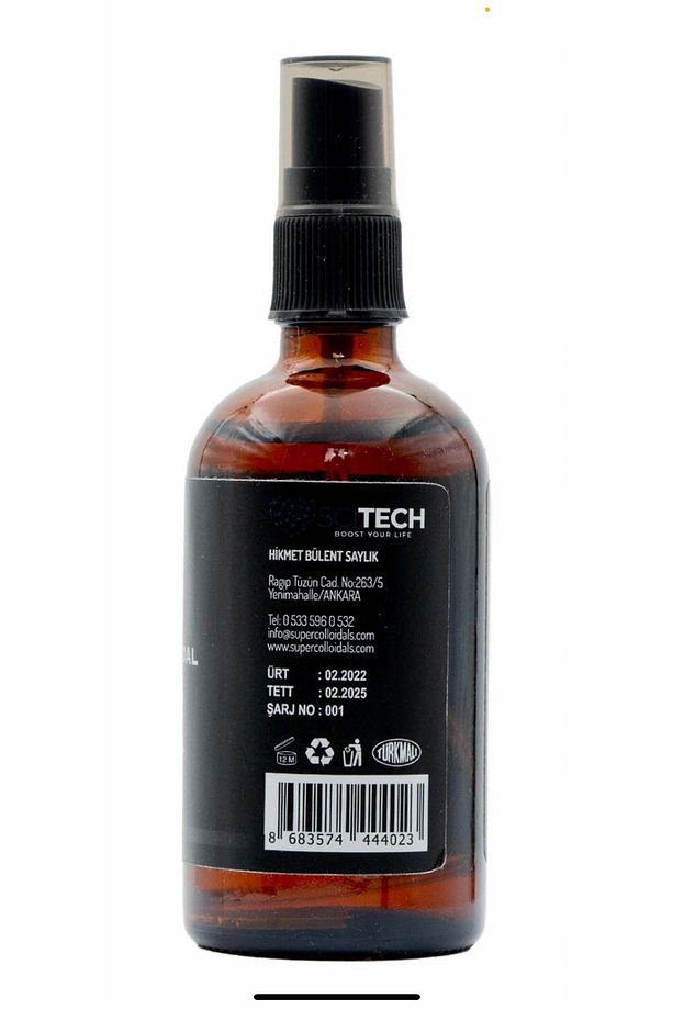 Super Colloidal Kolloidal Gümüş Suyu 100ml 40ppm - 3