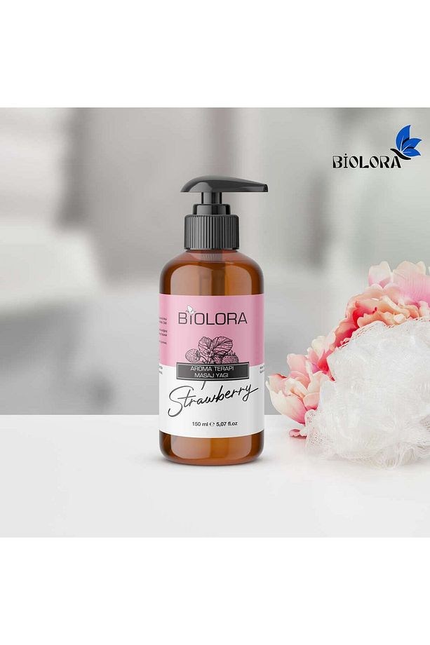 Çilek Aromaterapi Vücut Masaj & Spa Yağı 150ml. - 1