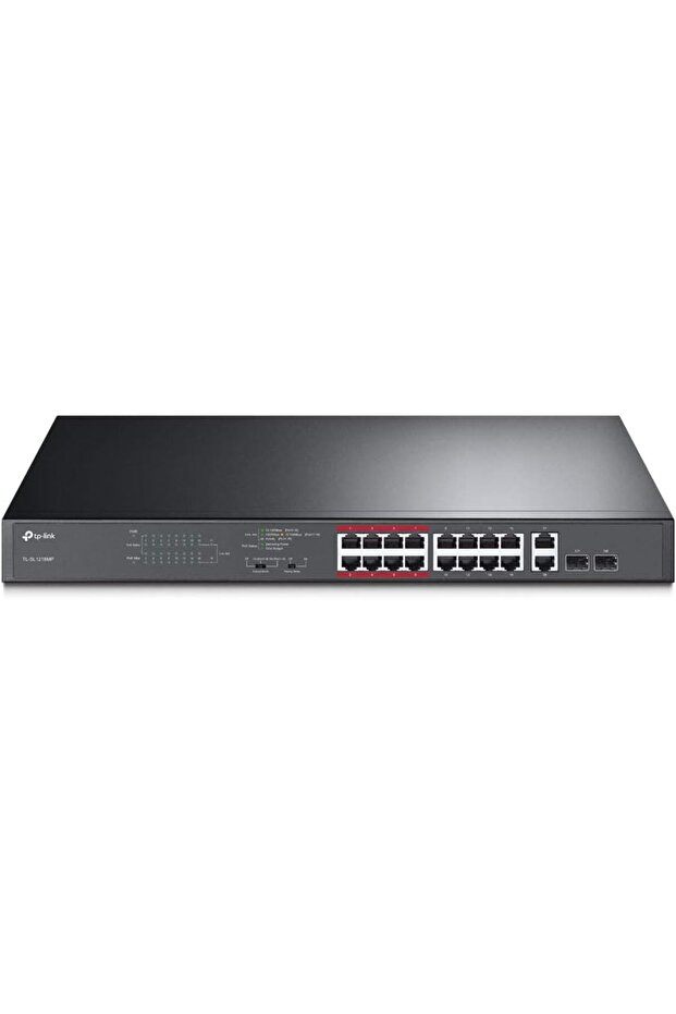 Tl-sl1218mp, 16-port 10/100mbps 2-port Gigabit Unmanaged Poe Switch - 1