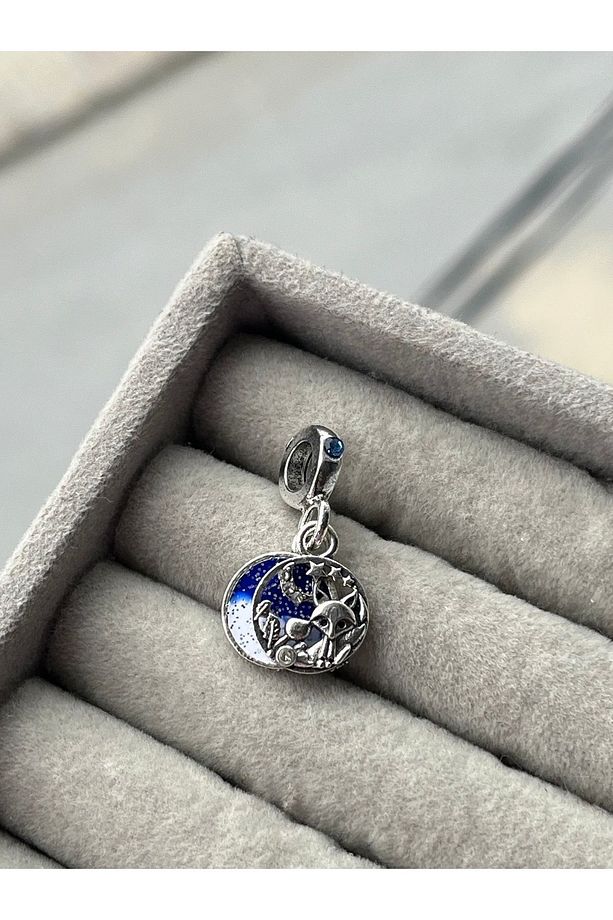 Tilki ve sincap (küçük prens charm ) / gümüş kaplama - 2