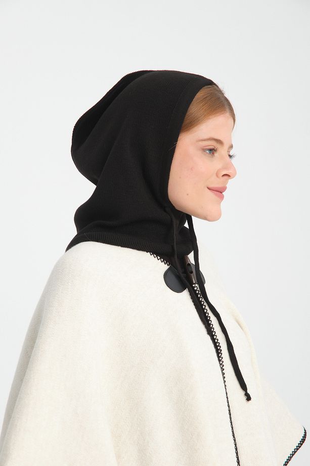 Ayarlanabilir Triko Başlık, Balaclava, Triko Başlık, Bere, Kapüşonlu Başlık, Triko Örgü Balaclava - 5