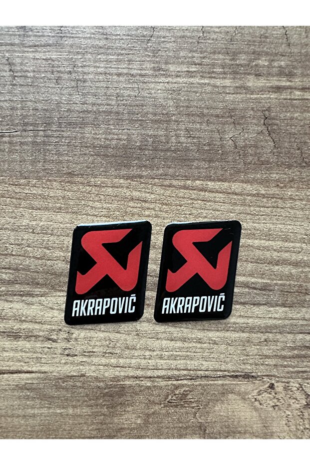 AKRAPOVIC DAMLA STICKER 5x4.6 سم 2 قطعة خوذة دراجة نارية