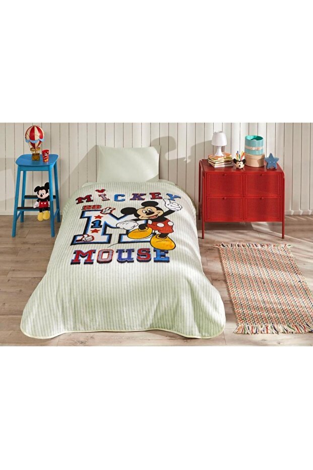 Lisanslı Battaniye Tek Kişilk Mickey Mouse - 2
