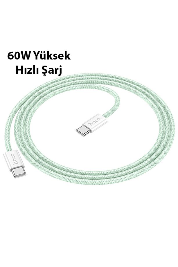 X104 60w Type-c To Type-c Hızlı Data Ve Şarj Kablosu 1m - 5
