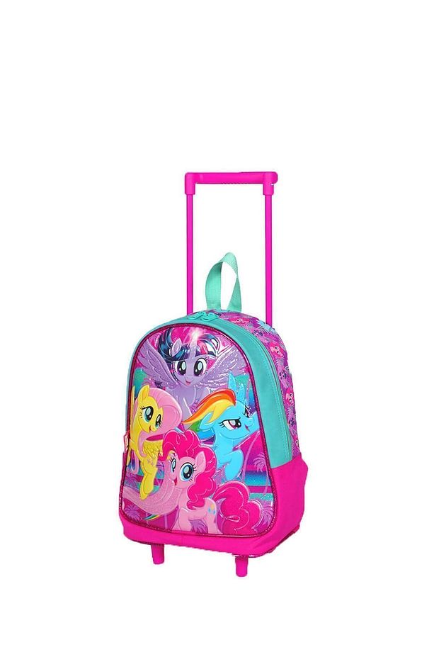 My Little Pony Tek Bölmeli Pembe Çekçekli Anaokul Çantası Pembe / - 4