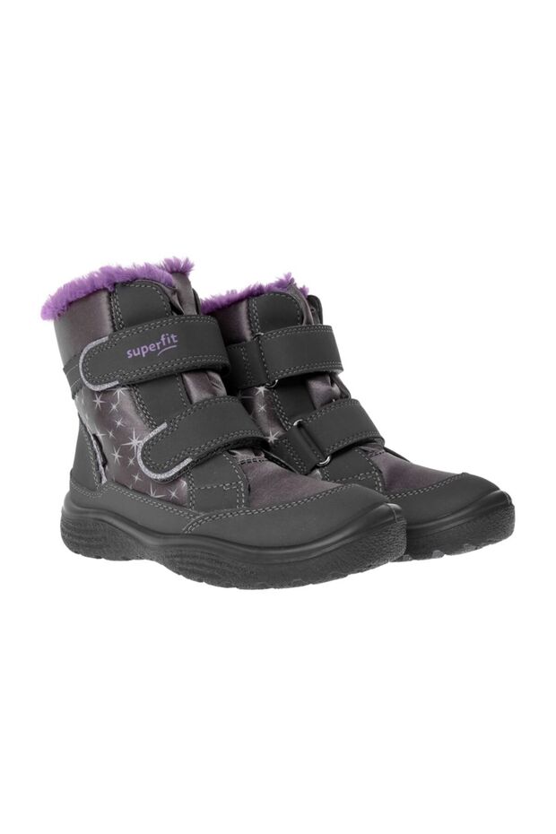 Kız Çocuk Gri Goretex Kar Botu - 2