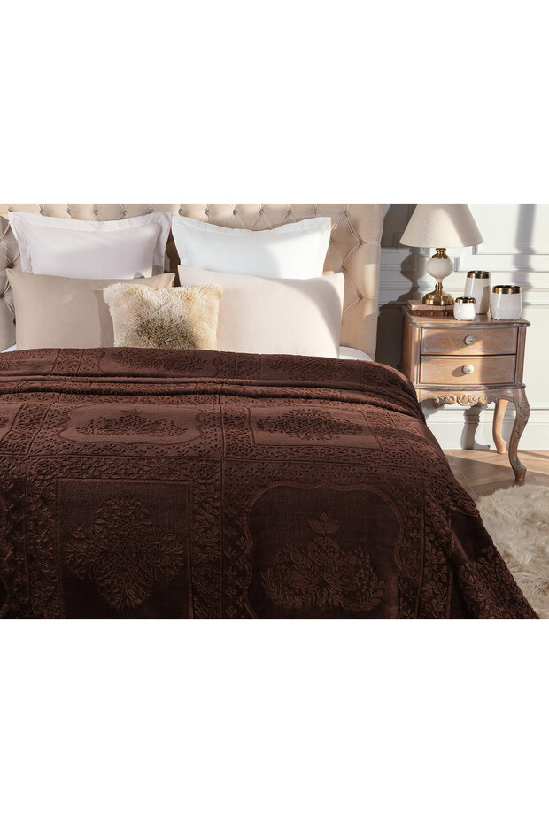 Rochelle Mink Emboss Blanket