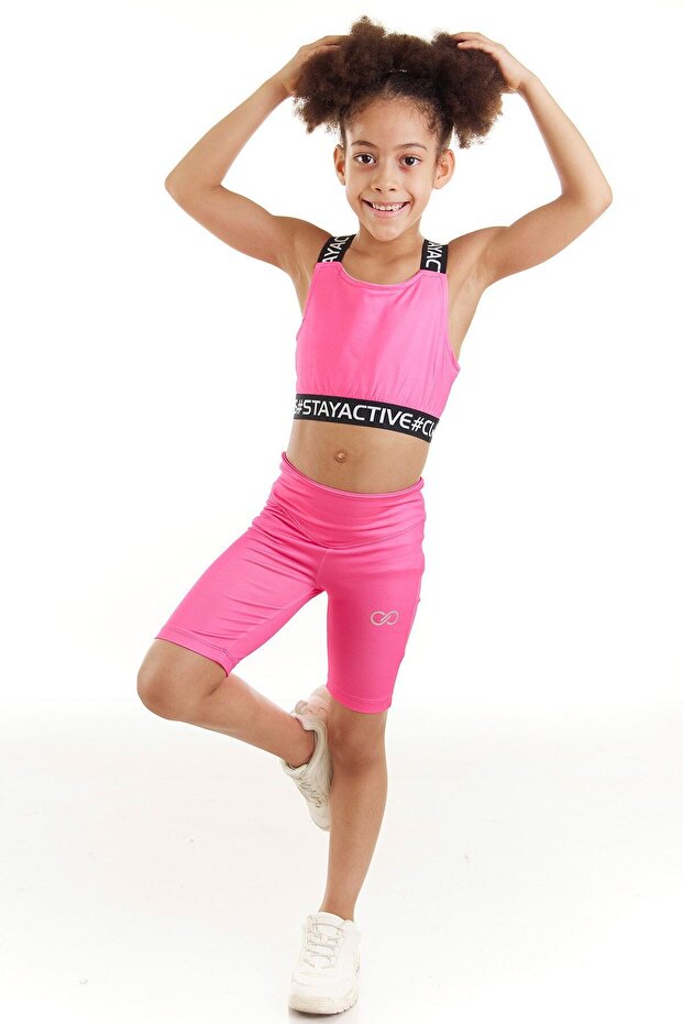 Stay Active Neon Crop Üst - 4