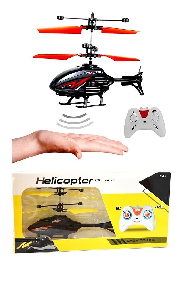 El Sensörlü Uçan Helikopter Şarjlı 20cm - 1