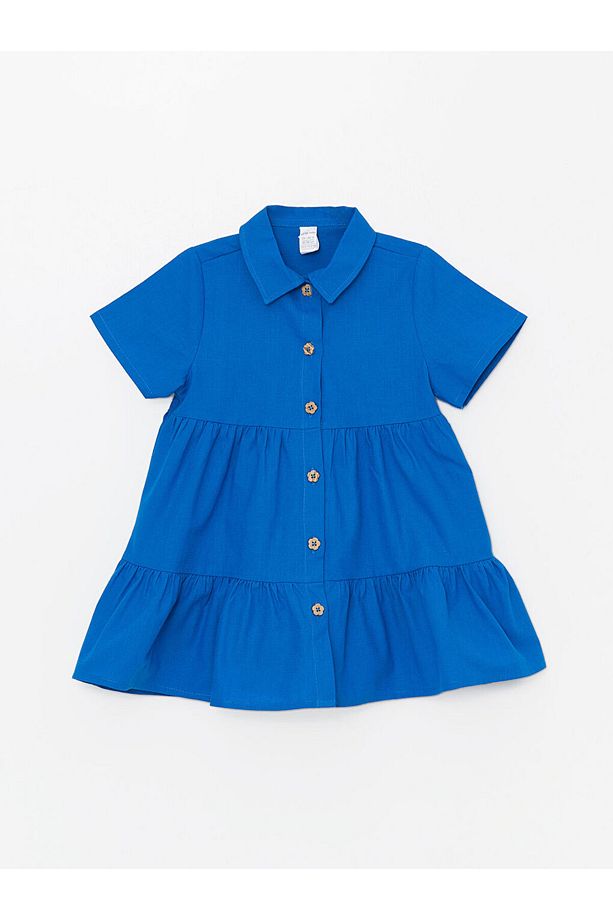 LCW baby Kısa Kollu Basic Kız Bebek Elbise - 1