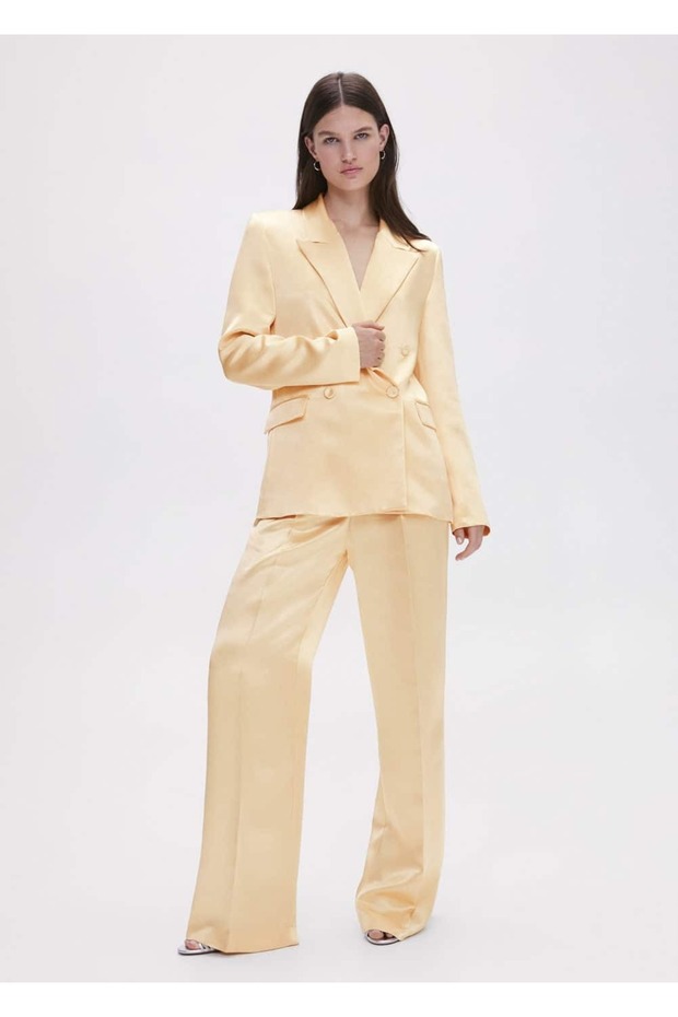 Saten Blazer Ceket - 2