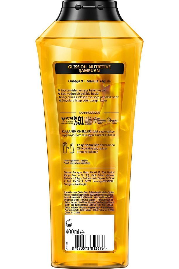Oil Nutritive Şampuan 400 ML - 3