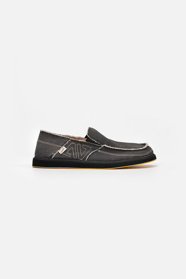 1331 Linen Espadril Keten Erkek Ayakkabı Siyah - 1