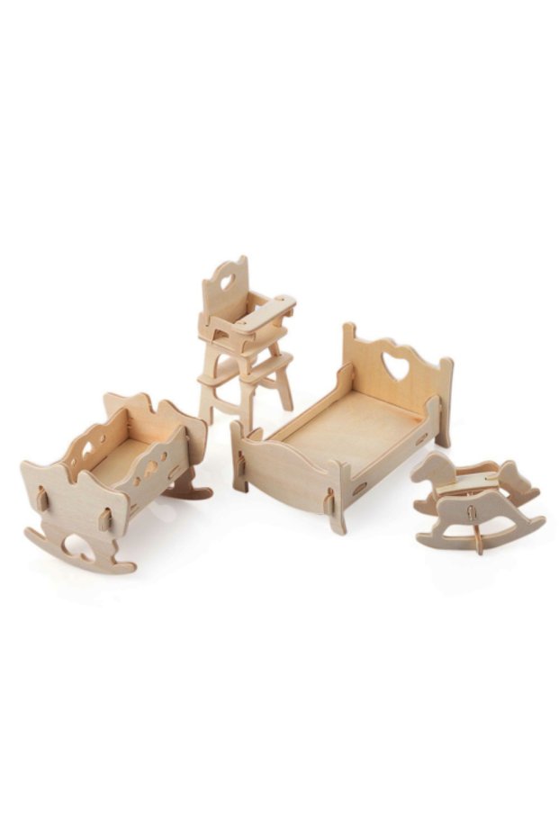 3D Wooden Puzzle - Children's Room