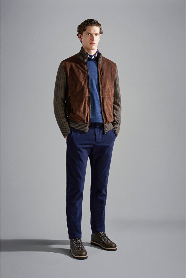 MEN'S ZIPPED PULLOVER C.W. WOOL - 4