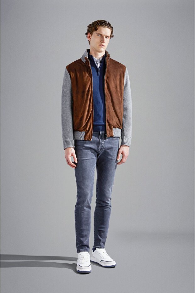 MEN'S ZIPPED PULLOVER C.W. WOOL - 4