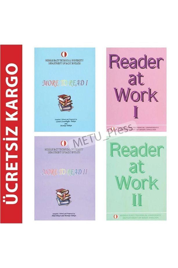 Reader At Work 1-2 + More To Read 1-2 ( 4 Lü Set )(ı-ıı) Odtü Yay - 1