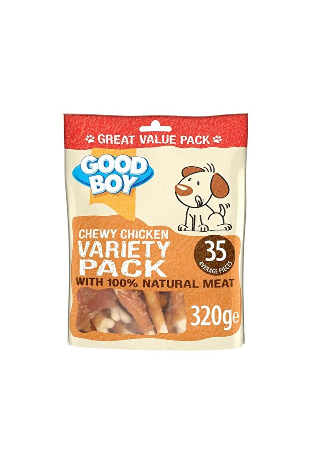Good Boy Pawsley & Co. Chewy Dog Treats with Chicken, 320g