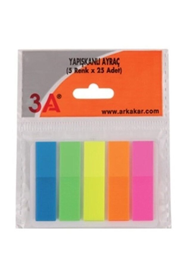 Adhesive Bookmark Note Paper 125pcs Index