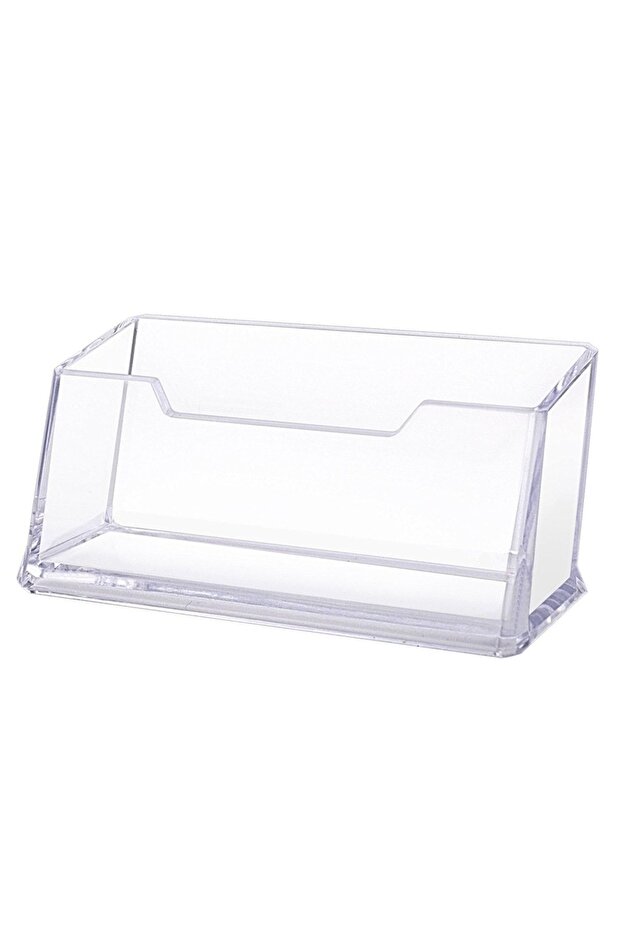 | Transparent Business Card Holder, Drop-Proof - Shockproof Desk Type Business Card Holder