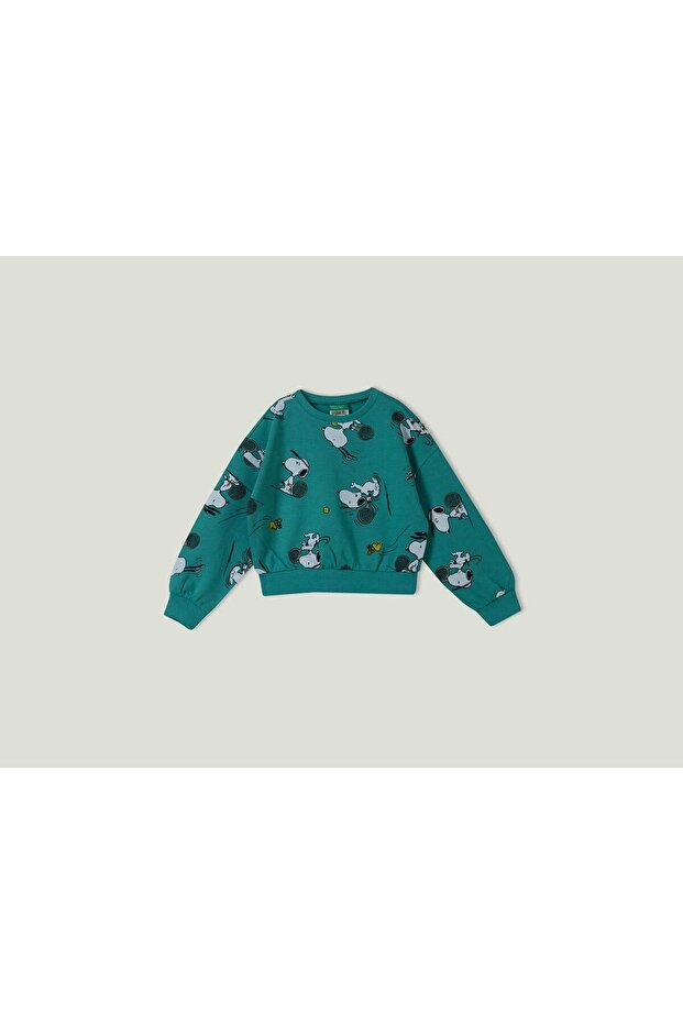 Girl's Cobalt Blue Mix Sweatshirt