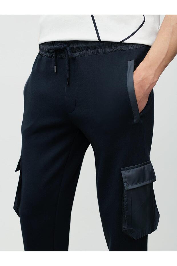 1319002 Erkek Eşofman Alt Navy - 3