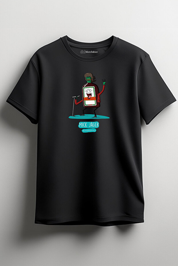 تي شيرت مطبوع من الأمام للجنسين من Jager