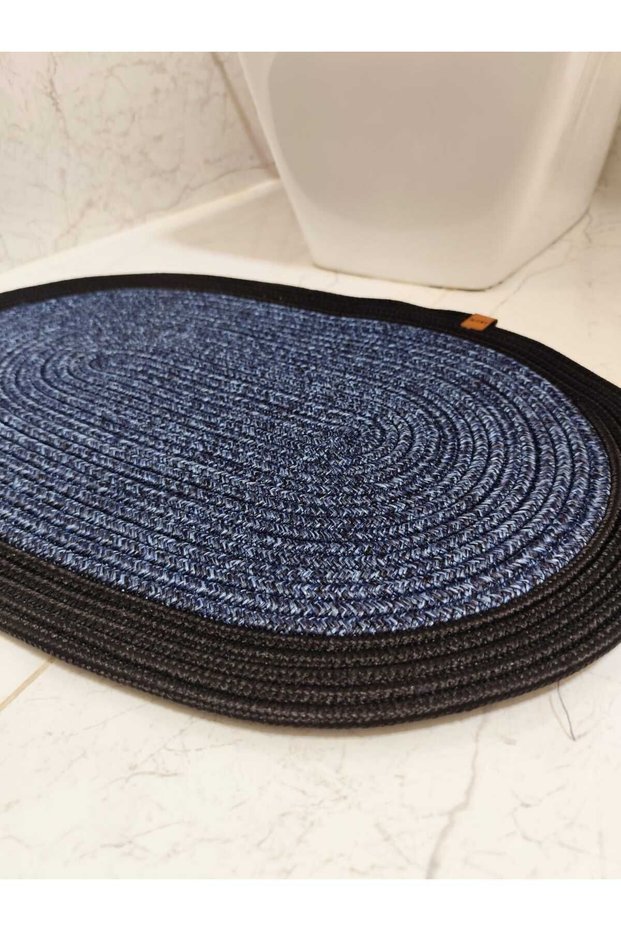 Jute Straw Single Mat, Bath Mat, Bohemian Style Bathroom Set, Mat/40X60