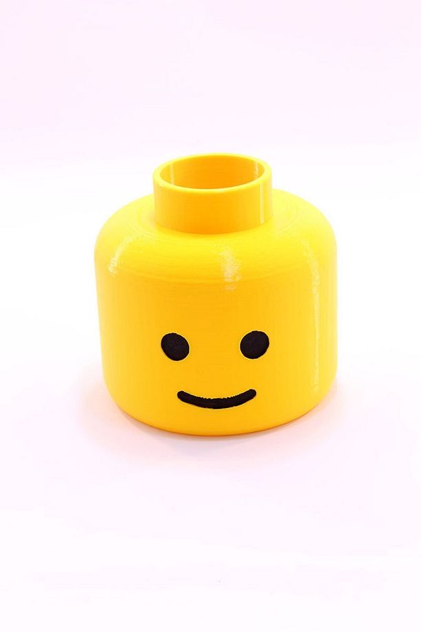 Lego Adam Kafası Benzeri Kalemlik Organizer Dekoratif Obje - 2