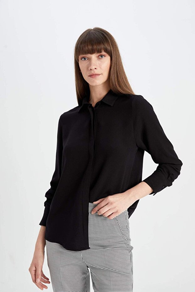 DFC - Regular Fit Uzun Kollu Gömlek - 4