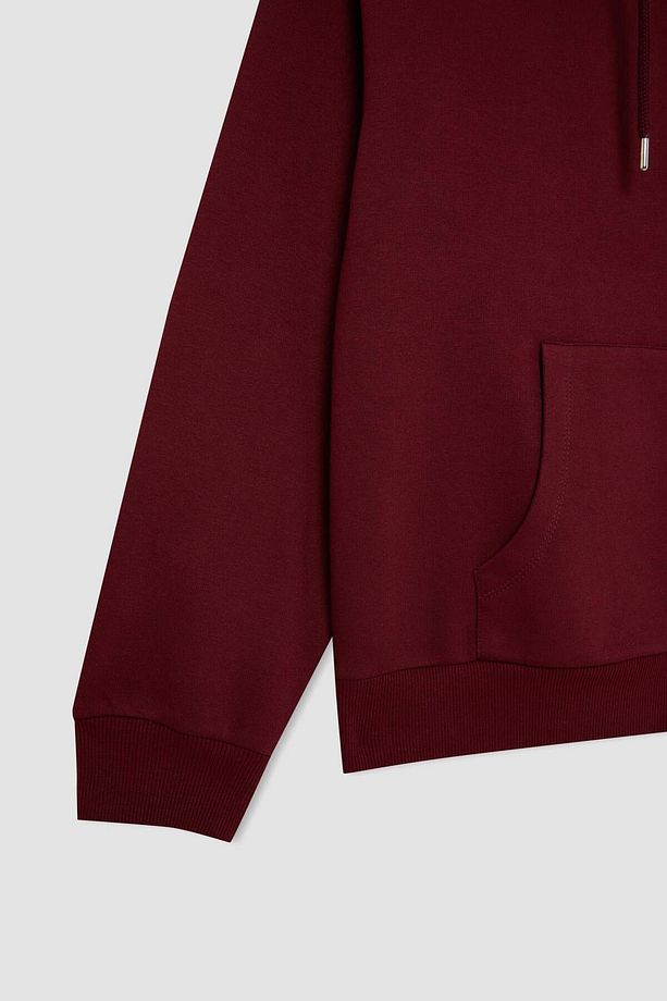 DFC - Relax Fit Kapüşonlu Kalın Fermuarlı Sweatshirt Hırka - 2