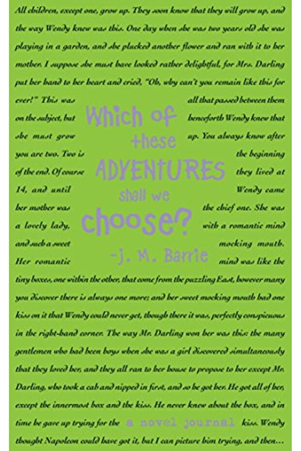 A Novel Journal Peter Pan Compact