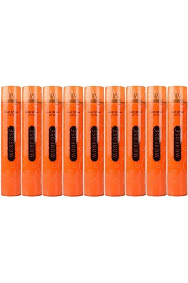 (Ltd) Morfose Hair Spray 400ml Ultra Hard (Orange) (Set of 9) (Single)
