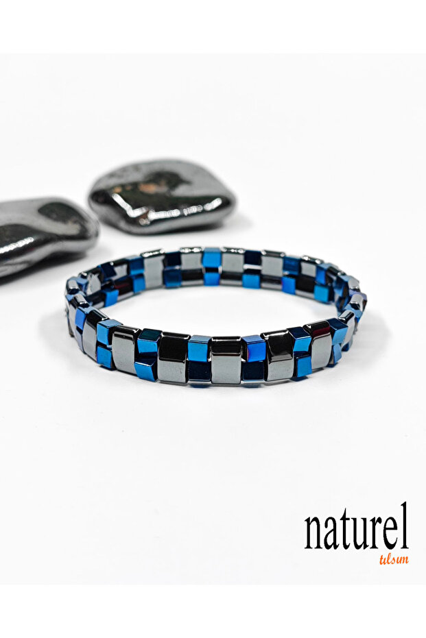 Natural Stone Hematite Bracelet
