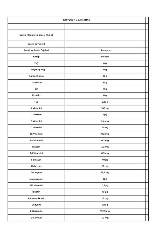 Iso Plus L-carnitine Liöon 700g - 2