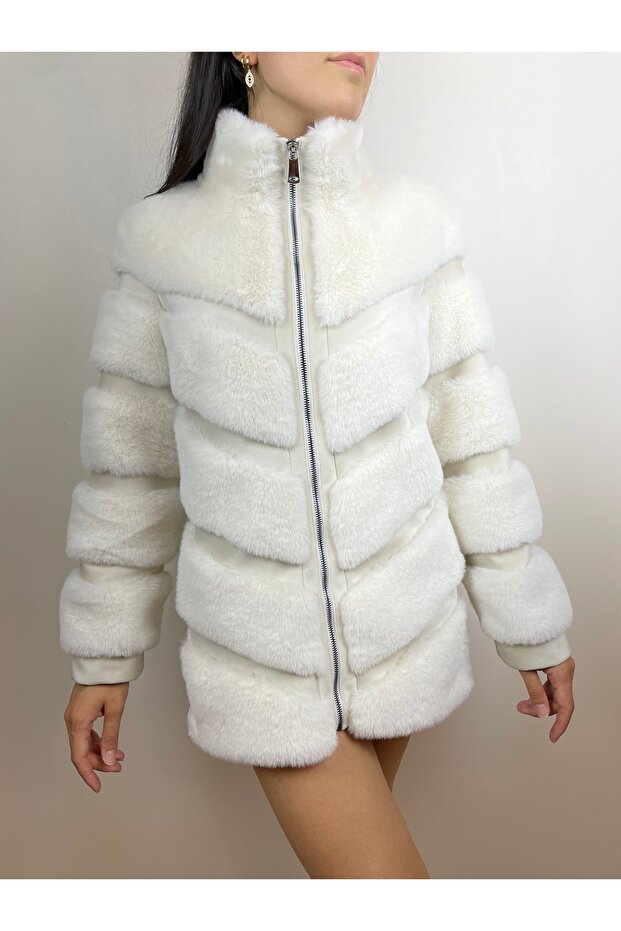 Suni Kürk Ceket - 1