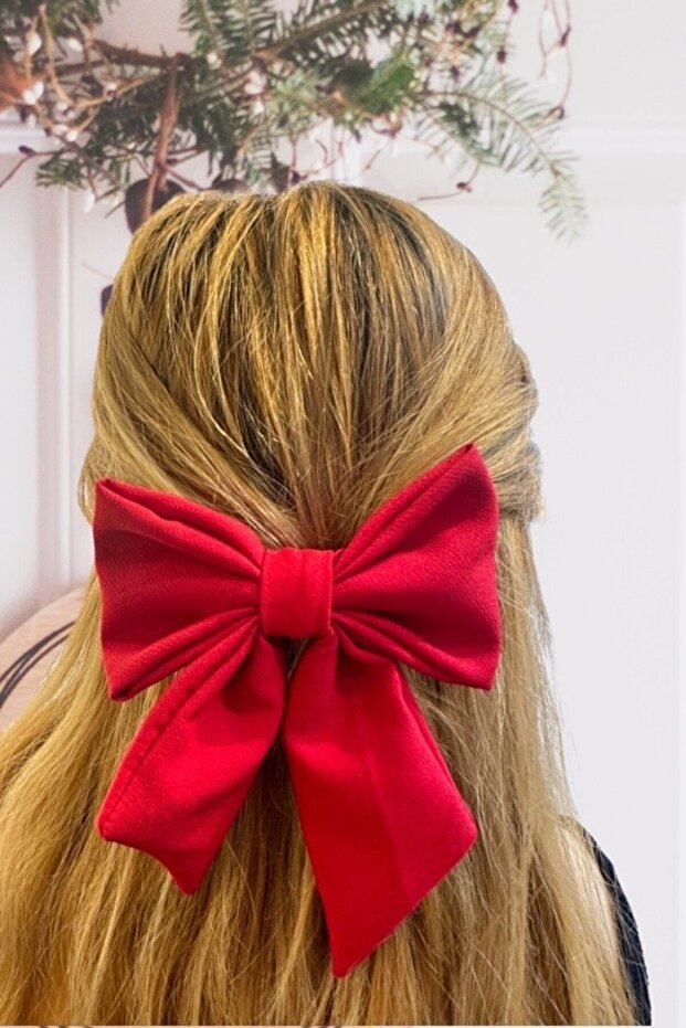 مشبك القوس الأوتوماتيكي باللون الأحمر - 2